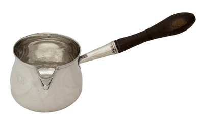 George III Silver Brandy Saucepan. London 1803 John Emes. 10.6 troy ounces.