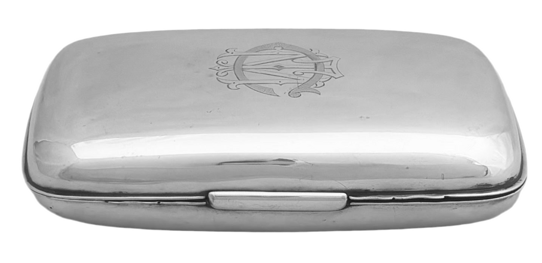 Edwardian Silver Plated Cigar Case. James Dixon & Sons, Sheffield.