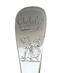 Thomas Tufton, 6th Earl of Thanet, 18th Baron de Clifford (1644 - 1729), Twelve George I Silver Tablespoons. London 1718/22 Samuel Hitchcock. 27.1 troy ounces.