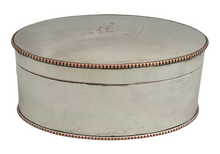 Mid 19th Century Silver Plate on Copper Tea Caddy.