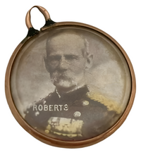 Second Boer War Patriotic Nine Carat Rose Gold Mounted Pendant, Birmingham 1899.