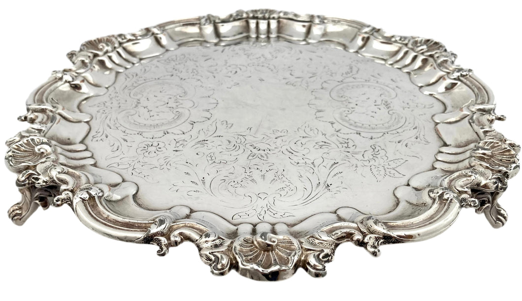 Georgian, George III, Old Sheffield Plate Salver, circa 1810 - 1820.