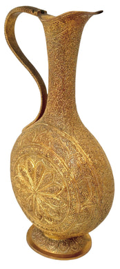 Hukin & Heath Gilt Metal Persian Style Ewer, circa 1870 - 1880.