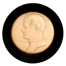 Napoleon Bonaparte, 19th Century Laureate Portrait Profile Roundel, After Andrieu.