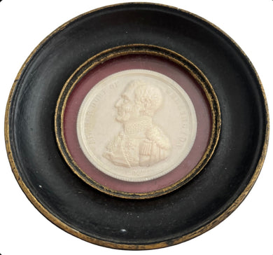 The Duke of Wellington Portrait Profile Medallion Roundel. After Allen & Moore.