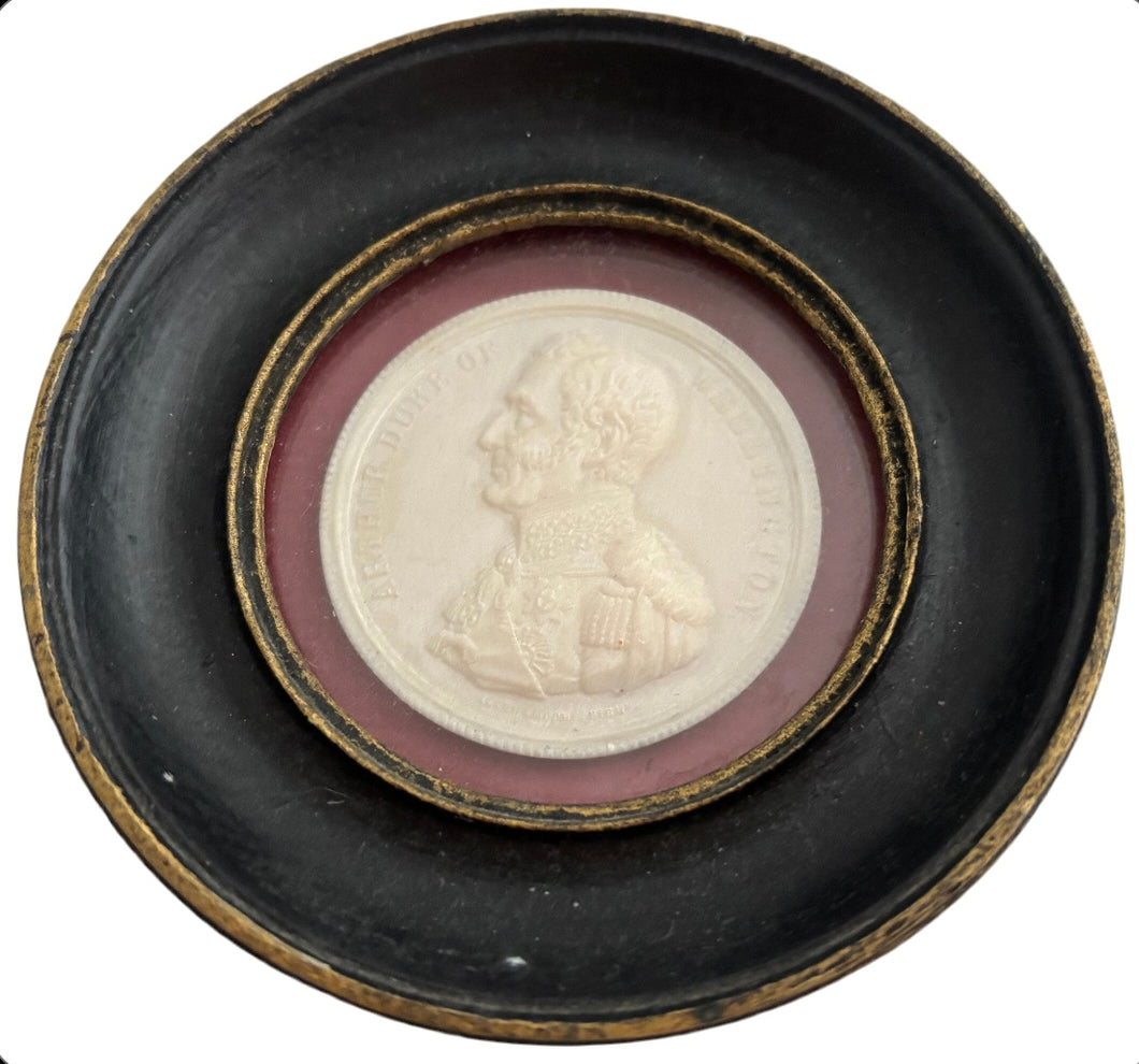 The Duke of Wellington Portrait Profile Medallion Roundel. After Allen & Moore.