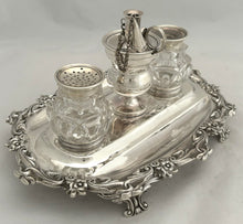 William IV Silver Inkstand. London 1837 George Frederick Pinnell. 15.4 troy ounces.