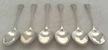 Georgian, George III, Six Silver Tablespoons. Newcastle 1802 John Langlands II. 12.5 troy ounces.