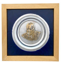 Sir Winston Churchill Filled Silver Plate. London 1974 John Pinches (Medallists) Ltd.