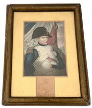 Napoleon Bonaparte Portrait Print, After George Baxter.