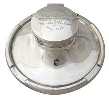 Lady Gwendolen Guinness, Countess of Iveagh, Royal Naval Division Prisoners of War Fund Silver Capstan Inkwell.