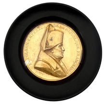 Napoleon Bonaparte Gilt Metal Roundel, After Emile Rogat.