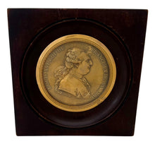 Louis XVI Gilt Cliche Portrait Profile Medallion, After Morel.