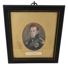 William IV Hand Coloured Portrait Engraving.