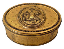 Louis XVI Gilt Metal Table Snuff Box.