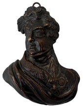 George IV Bronzed Metal Portrait Plaque, Circa 1820.