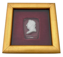 George III Sulphide Portrait Profile Bust, circa 1820.