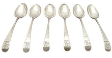 Six George III Silver Tablespoons. London 1783 John Lambe. 12.8 troy ounces.