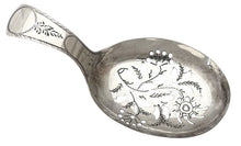 George III Pierced Silver Caddy Spoon. Birmingham 1806 Joseph Willmore.