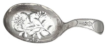 George III Pierced Silver Caddy Spoon. Birmingham 1806 Joseph Willmore.