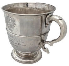 George I Silver, Britannia Standard, Cup. Arms of Donston & Emmanuel College, Cambridge. London 1716 Thomas Langford I. 30.6 troy ounces.