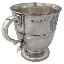George I Silver, Britannia Standard, Cup. Arms of Donston & Emmanuel College, Cambridge. London 1716 Thomas Langford I. 30.6 troy ounces.