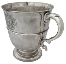 George I Silver, Britannia Standard, Cup. Arms of Donston & Emmanuel College, Cambridge. London 1716 Thomas Langford I. 30.6 troy ounces.