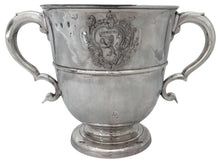 George I Silver, Britannia Standard, Cup. Arms of Donston & Emmanuel College, Cambridge. London 1716 Thomas Langford I. 30.6 troy ounces.