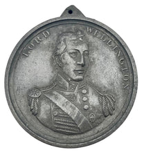Lord Wellington, Uniface Cast Lead Medallion, circa 1813.