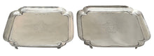 George I Pair of Silver Waiters. London 1726, Humphrey Payne. 11.6 troy ounces.
