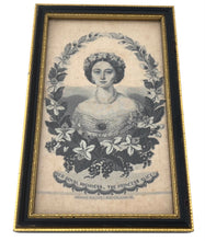 Princess Alice of Hesse and by Rhine Silk Portrait. Dalton & Barton, Coventry 1861.