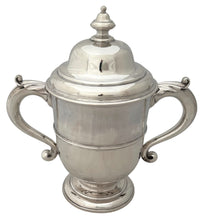 Georgian, George I, Silver Cup & Cover. London 1727 Edward Vincent. 39 troy ounces