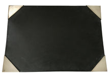 Maltese Roman Standard Silver Mounted Desk Blotter Pad.
