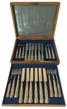 Late Victorian Silver Plated Kings Pattern Dessert Service for Twelve. Mappin Brothers, circa 1890.