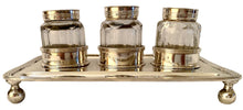 George III Silver Inkstand. London 1810 William Fountain. 9.6 troy ounces.