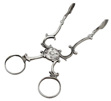 Mid 18th Century Pair of Irish Silver Tea Tongs.