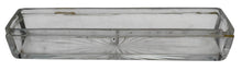 Victorian Silver and Cut Glass Dressing Table Box. Sheffield 1870 James Dixon. 1.8 troy ounces.