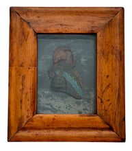 Admiral John Jervis, 1st Earl of St Vincent, Polychrome Wax Relief Portrait Profile.