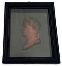 Napoleon Bonaparte Wax Relief Portrait Profile.
