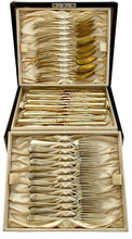 George III Thirty Six Piece Silver Gilt Dessert Service. London 1790/91.