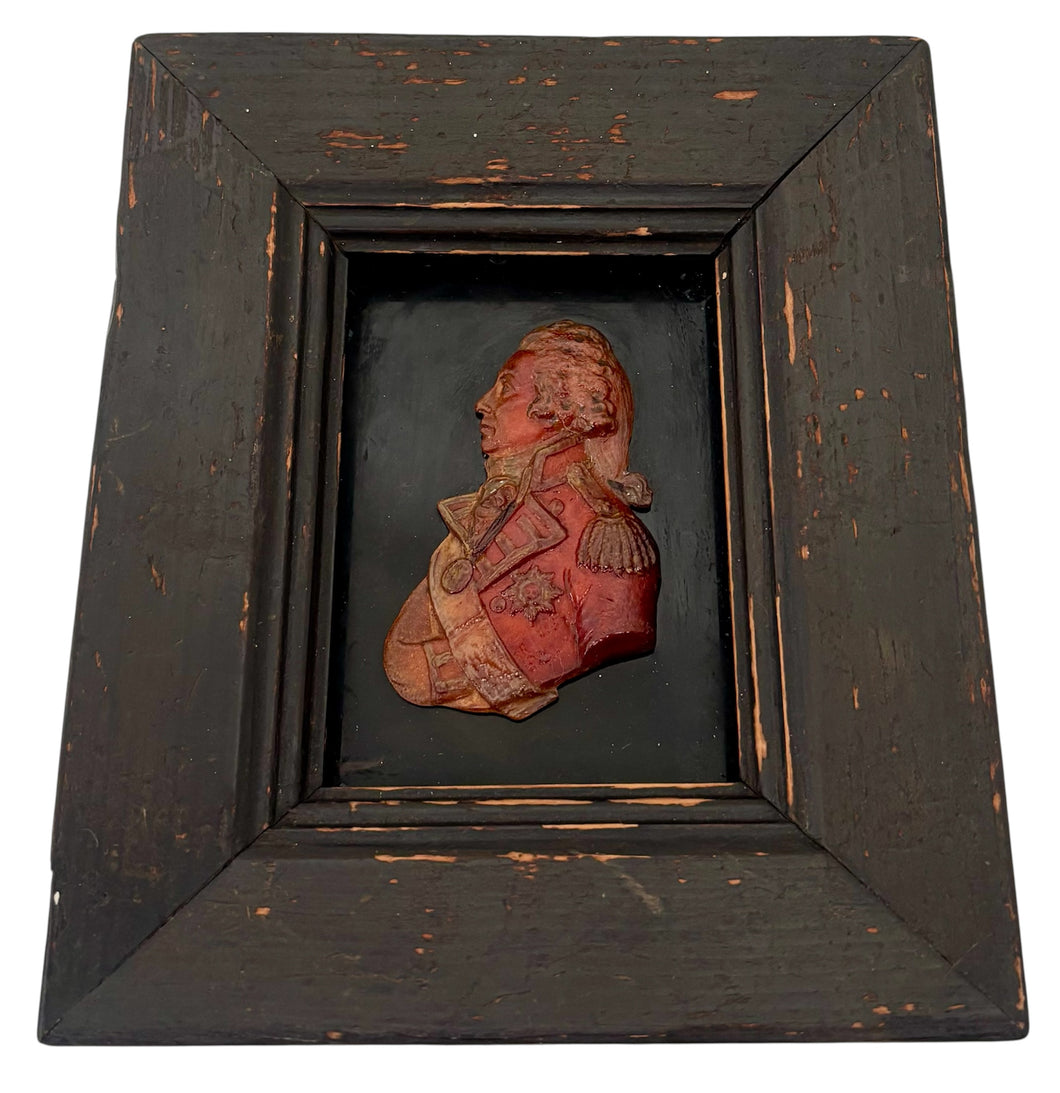 Vice Admiral Viscount Horatio Nelson Wax Relief, Early 19th Century.