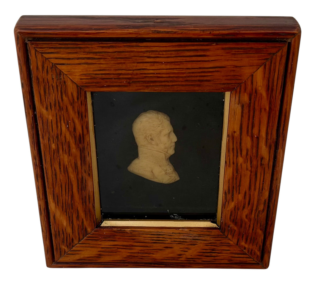 Marshal Michel Ney, 1st Prince de la Moskowa & 1st Duke of Elchingen, Portrait Profile Wax Relief.