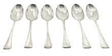 Six George II Silver Hanoverian Pattern Tablespoons. London 1742 Ebenezer Coker. 12 troy ounces.