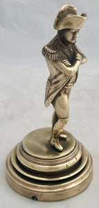 Napoleon Bonaparte Brass Standing Figure.