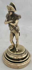 Napoleon Bonaparte Brass Standing Figure.