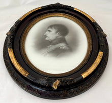 Napoleon Bonaparte Hand Tinted Ceramic Portrait Profile, 19th Century.