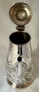 Georgian, George II, Silver Coffee Pot. London circa 1745 - 1760. 20.5 troy ounces.