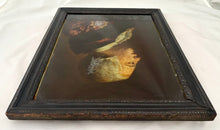 George III Reverse Glass Mezzotint Portrait. After Meyer & Purcell, circa 1760 - 1765.