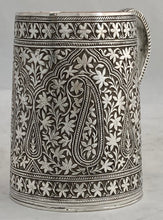 Victorian Persian Paisley Style Silver Plated Mug. Elkington & Co.