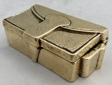 First World War Trench Art Brass Pouch Table Snuff Box.
